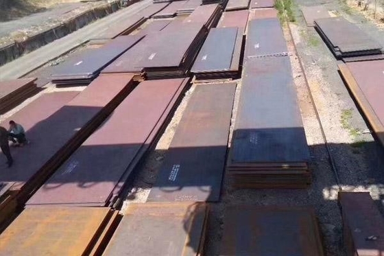 St37 St52 MS Çelik Levha 0.9mm Q235 Pas Arıtma Yüzeyi