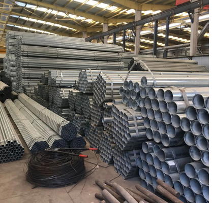 ASTM ön galvanizli GI Çelik Boru Sıcak daldırma Gi İskele Borusu