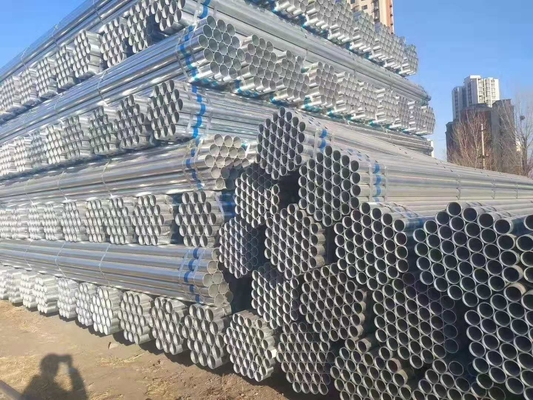 Q345 ST37 GI Çelik Boru Kaynaklı Galvanizli Demir Kare Boru