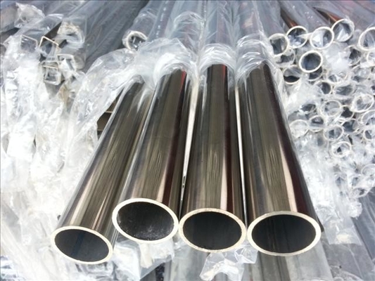 ASTM 20mm Od Çelik Boru Ayna Kimya endüstrisi için parlatılmış
