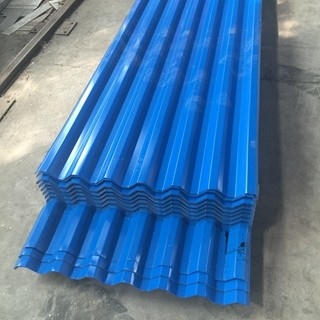 PGI Oluklu Metal Kiremit Renkli Kaplamalı Bina İçin Galvanizli