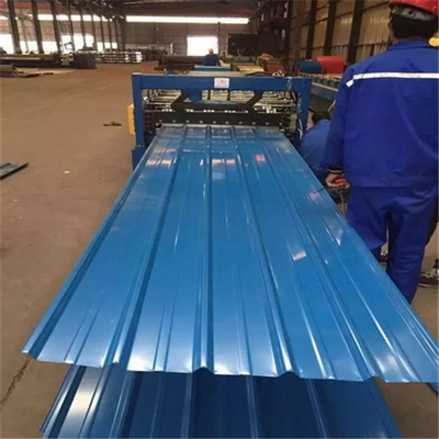 RAL Metal Kiremit PPGI Renk Kaplı Oluklu Metal Çatı Kaplama Levhaları
