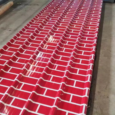 RAL Metal Kiremit PPGI Renk Kaplı Oluklu Metal Çatı Kaplama Levhaları