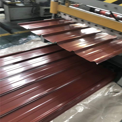 API BIS ISO9001 Galvanizli Metal Çatı Kaplama Levhaları Çinko Renk Kaplı