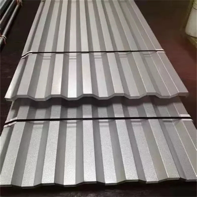 Bina Çatısı İçin PPGI Galvanizli Oluklu Sac Çinko Kaplı