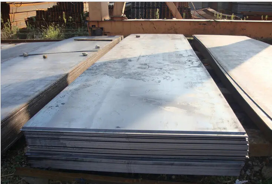 Paslı Finish ile Açık SPA-H Dayanıklı Corten Metal Levhalar