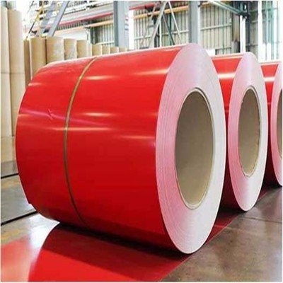 EN10142 EN10147 PPGI Çelik Rulo Renk Kaplı Boyalı Galvanizli Çelik Rulo