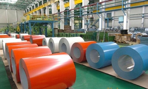 PPGI PPGL Daha Uzun Ömürlü Ön Boyalı Galvanizli Rulolar