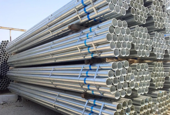 Sıvı Teslimat için 6 İnç Gi Galvanizli Çelik Boru Boru Ön Kaynak
