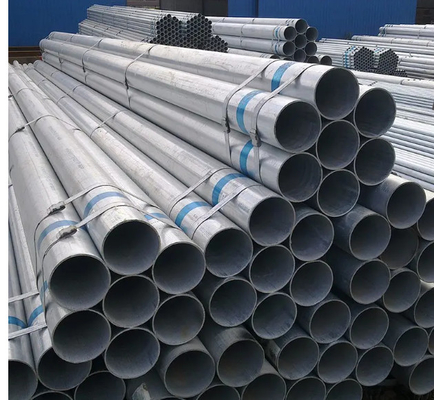 ASTM GI Çelik Malzeme BS Bina İçin Yuvarlak Galvanizli Çelik Boru