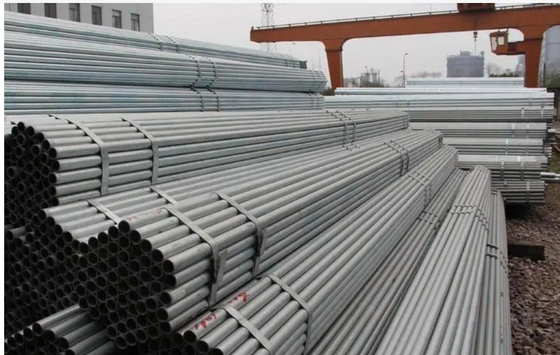 ASTM ön galvanizli GI Çelik Boru Sıcak daldırma Gi İskele Borusu