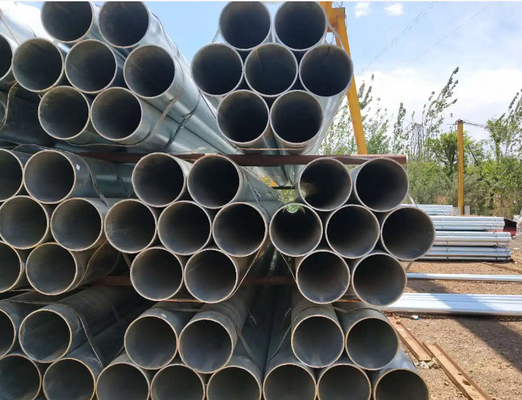 ASTM ön galvanizli GI Çelik Boru Sıcak daldırma Gi İskele Borusu