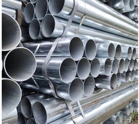 Q235 Q235 Q345 GI Çelik Malzeme Kaynaklı Ön Galvanizli Çelik Boru