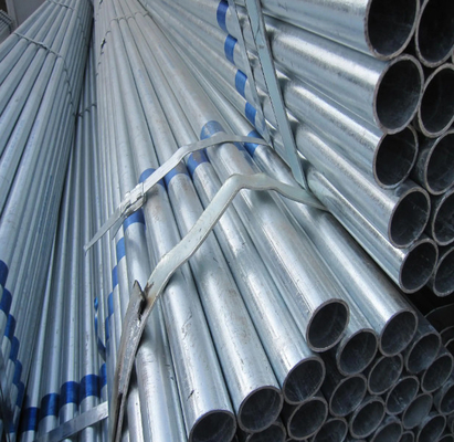 Q235 Q235 Q345 GI Çelik Malzeme Kaynaklı Ön Galvanizli Çelik Boru