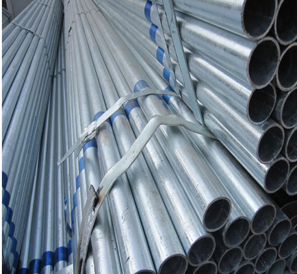 ASTM Sınıf B Ön Galvanizli Yuvarlak Çelik Boru 1.2-15.7mm Kalınlık