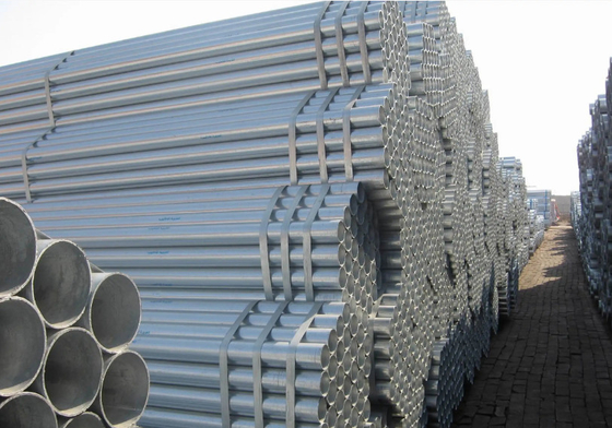 Dx51d 5 İnç GI Çelik Boru Astm A53 12 Ft Dikdörtgen Ön Galvanizli Çelik Boru