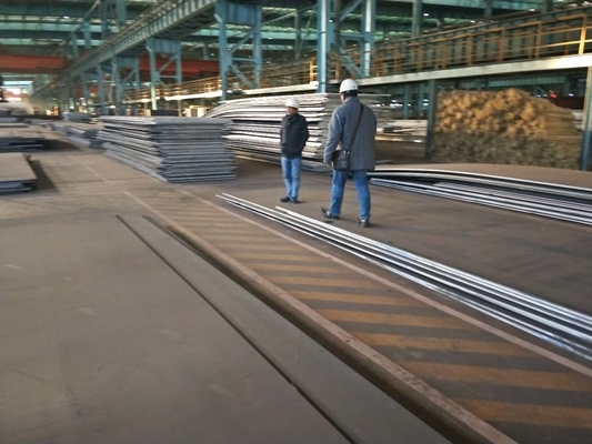 Kaya Kırıcı Kova için NM400 NM500 Çelik Aşınma Plakası Genişliği 1000-2200mm
