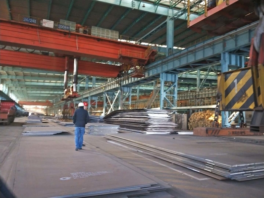 Kaya Kırıcı Kova için NM400 NM500 Çelik Aşınma Plakası Genişliği 1000-2200mm