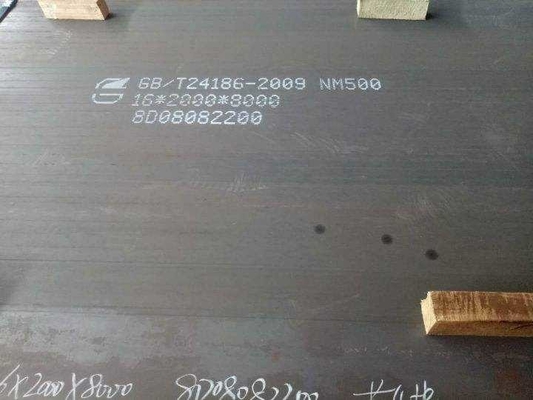 NM450 NM550 Aşınmaya Dayanıklı Çelik Levha Yüksek Mukavemetli Alaşım 0.3m